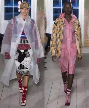 PVC Burberry permatomas mada